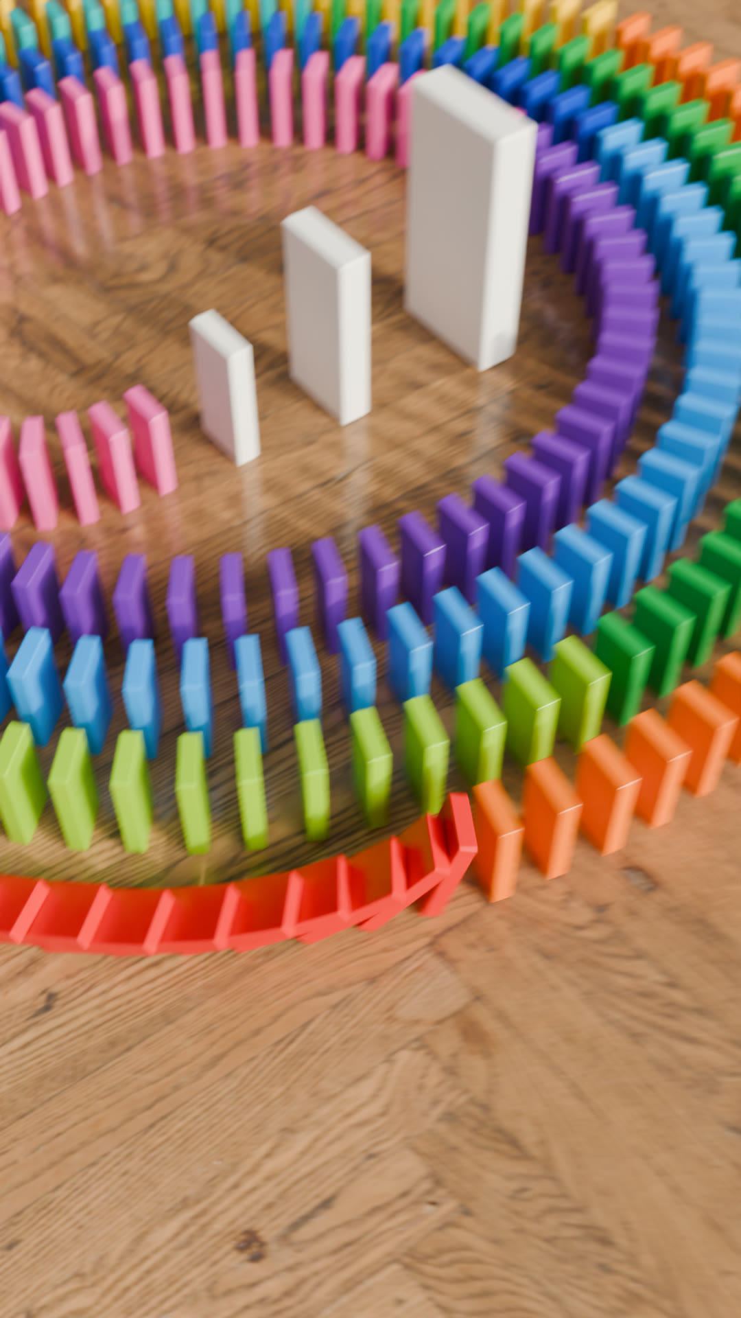 Domino Spiral: the giants